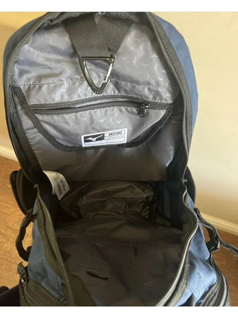 Mizuno MVP Backpack 22, Royal-Black Footwear Storage Baseball Bat Holder